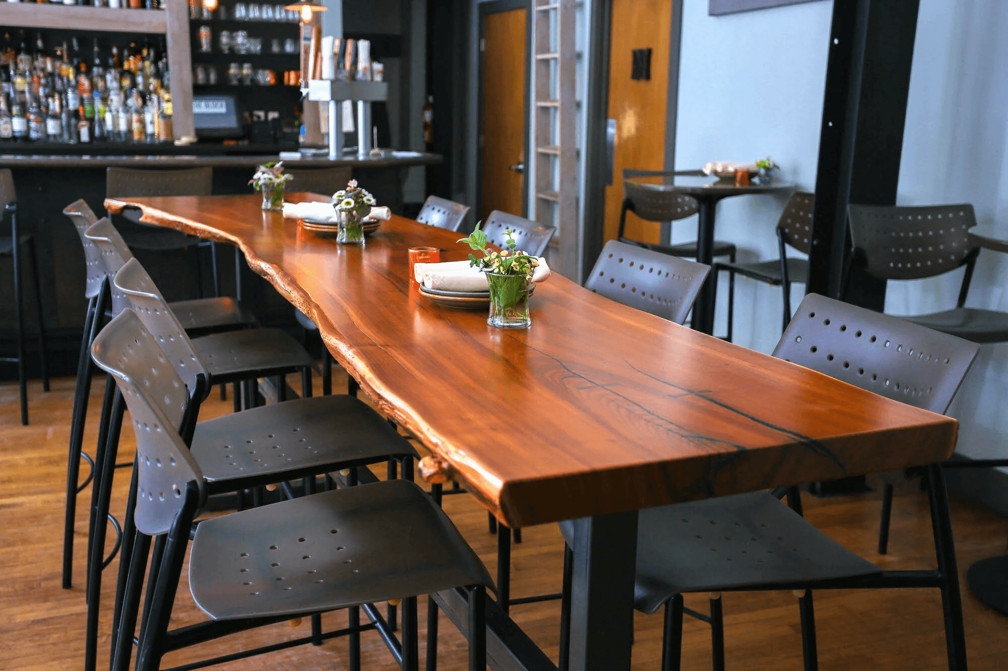 Table de restaurant chic