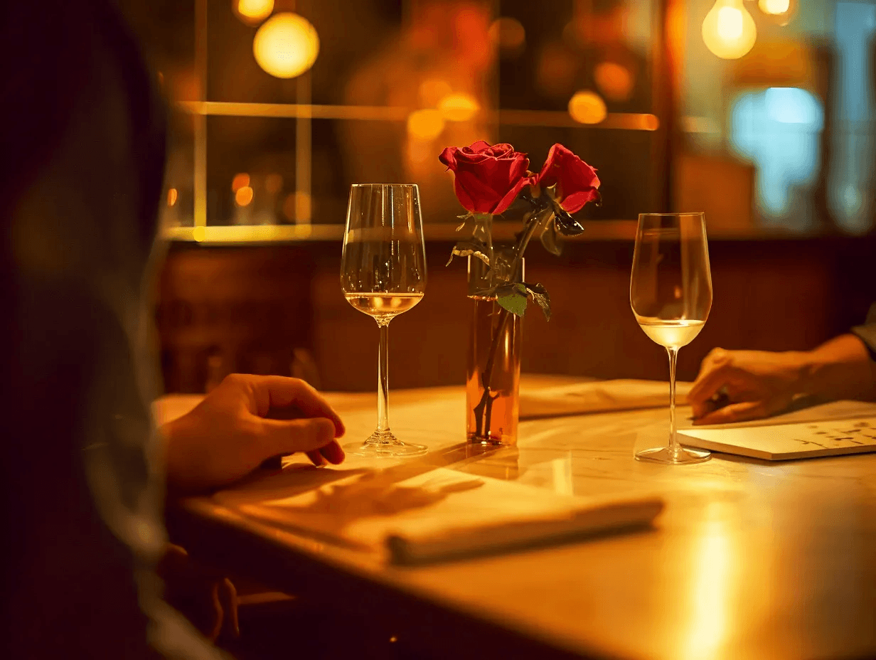 Table romantique
